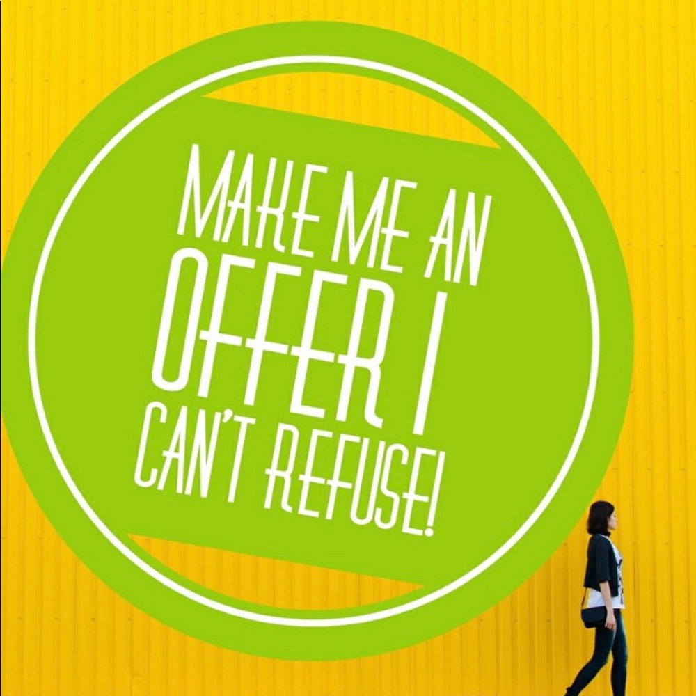 Make Offer On What You Like! Let’s make it happen!